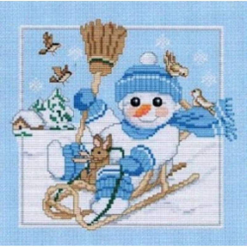Counted Cross Stitch Charts -  Snow Baby's Big Brother